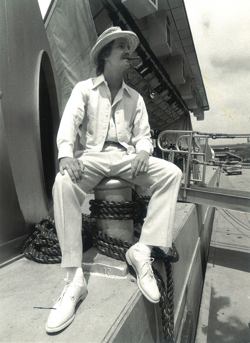Michael Wilson as Mark Twain on PCP II  1978