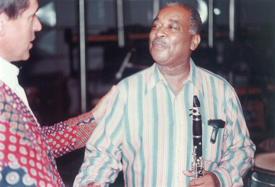 Jimmy Hamilton, jazz clarinetist, 1971